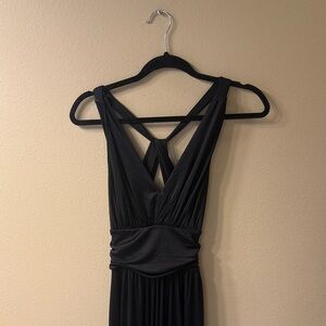 Elegant Black Sleeveless Dress